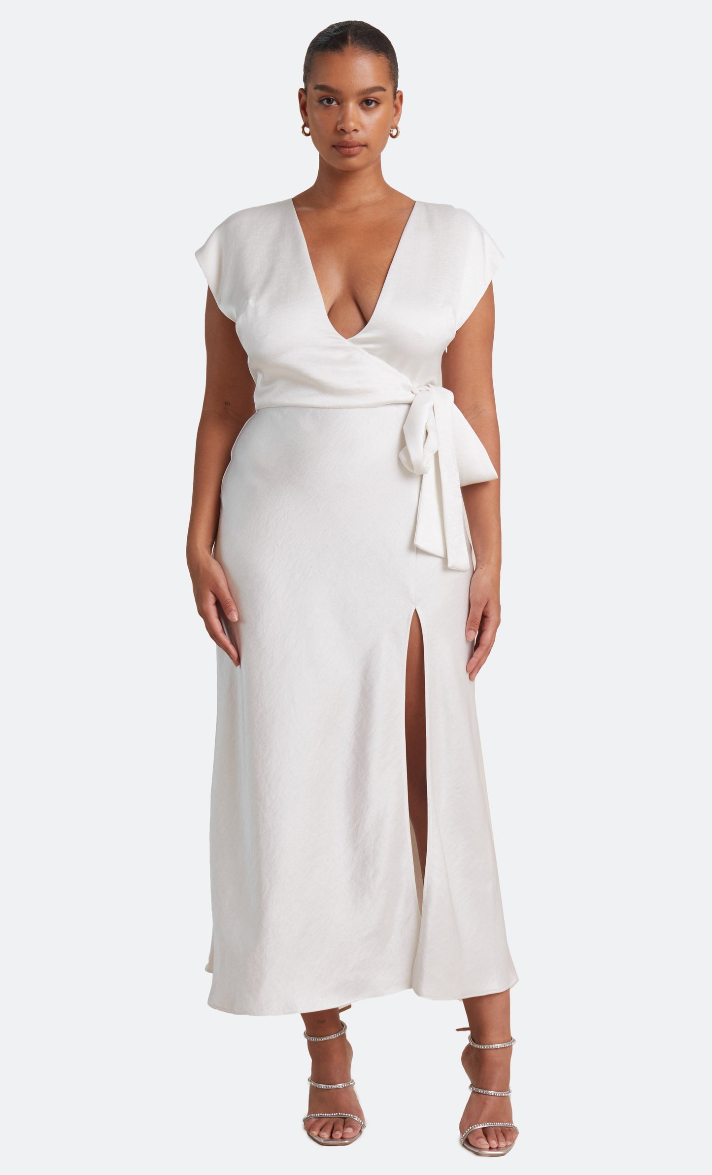 THE DREAMER WRAP DRESS - IVORY