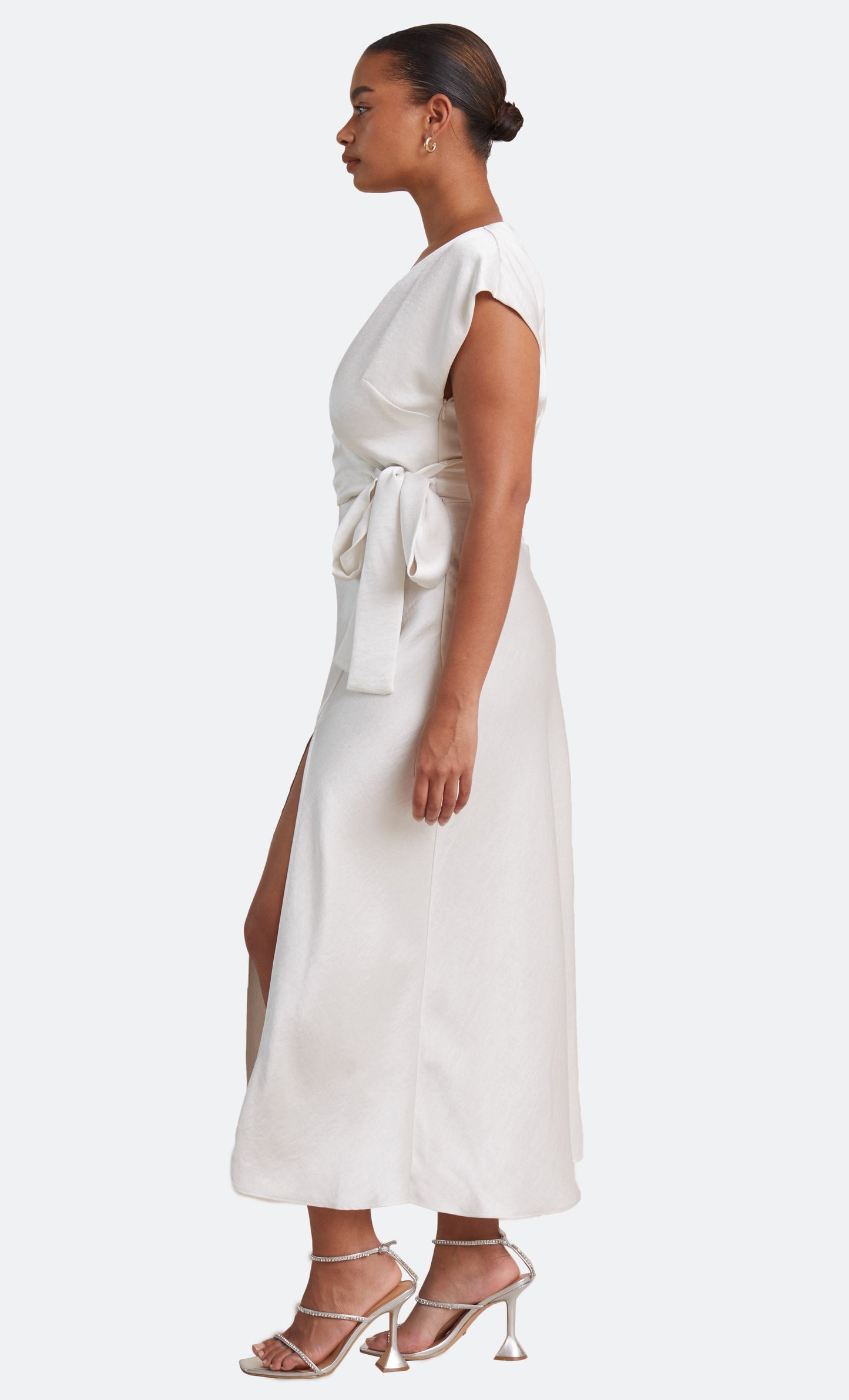 THE DREAMER WRAP DRESS - IVORY