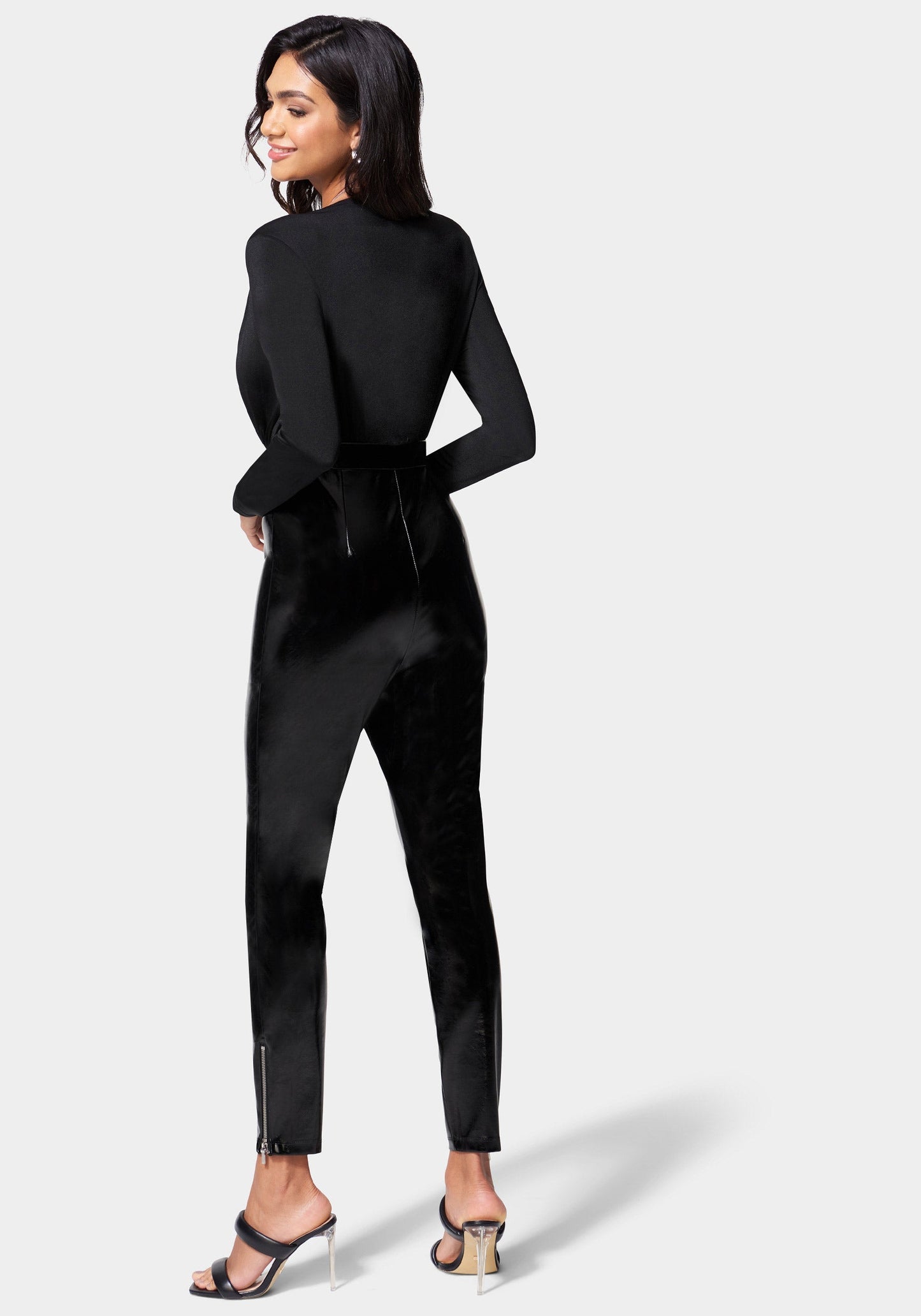 Patent Pant Catsuit