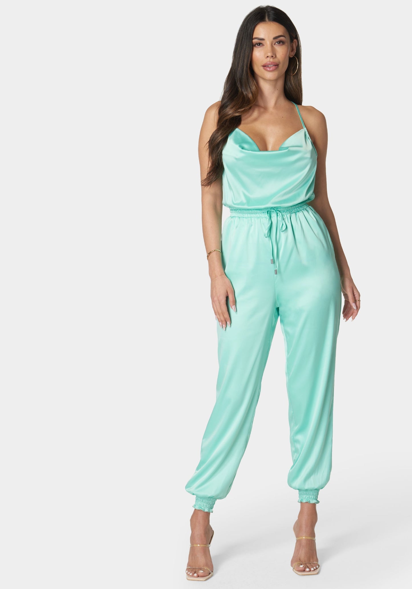 Cowl Neck Jumpsuit