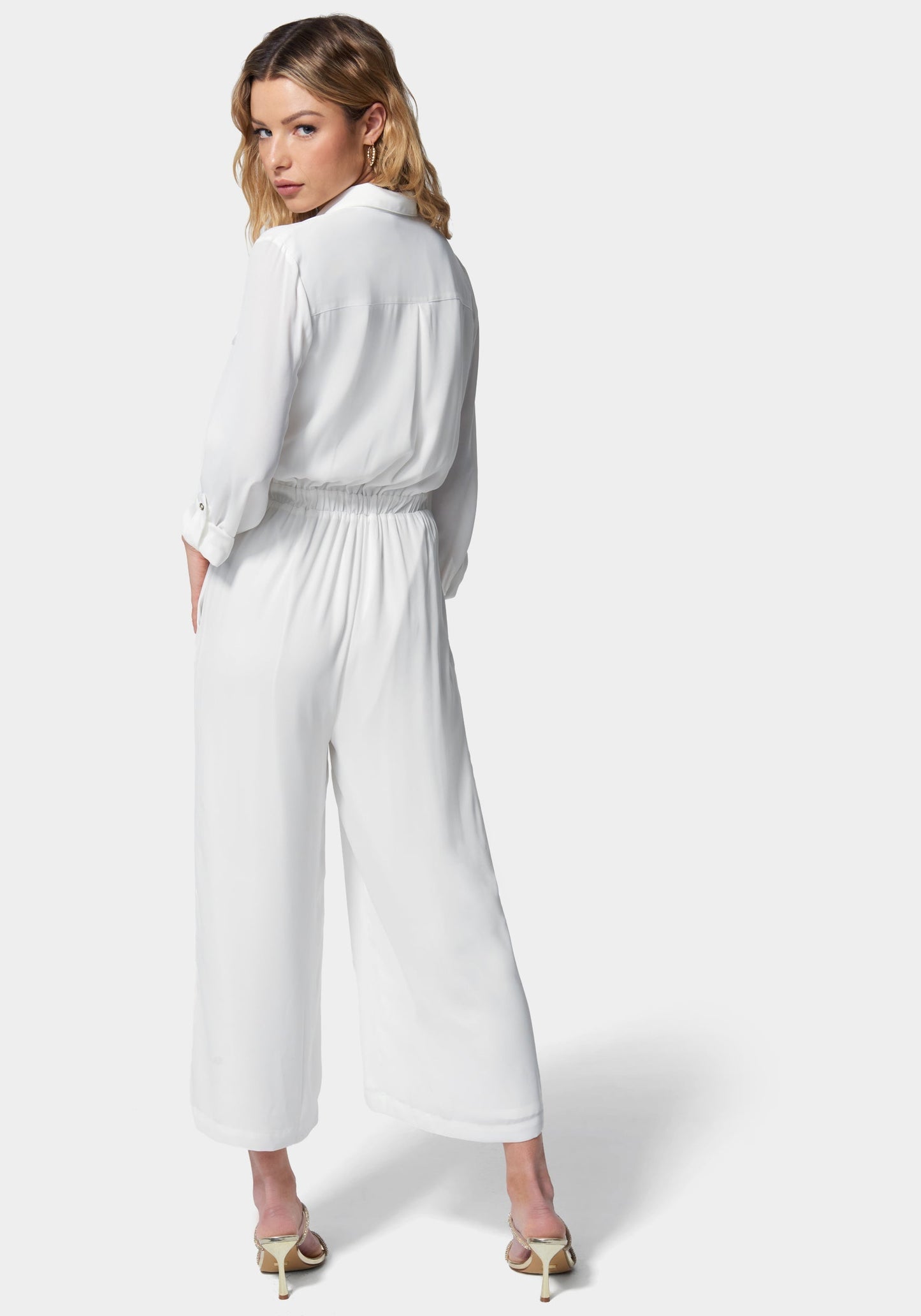 Utility Pocket Culotte Jumpsuit