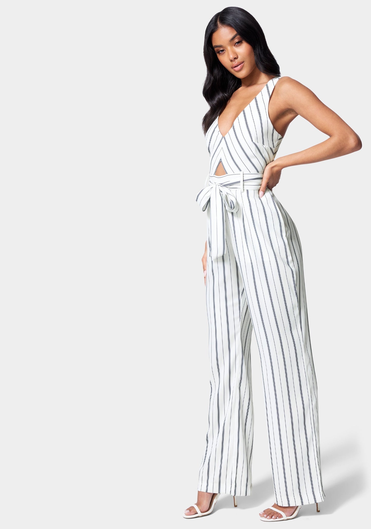 Sleeveless Wide Leg Jumpsuit