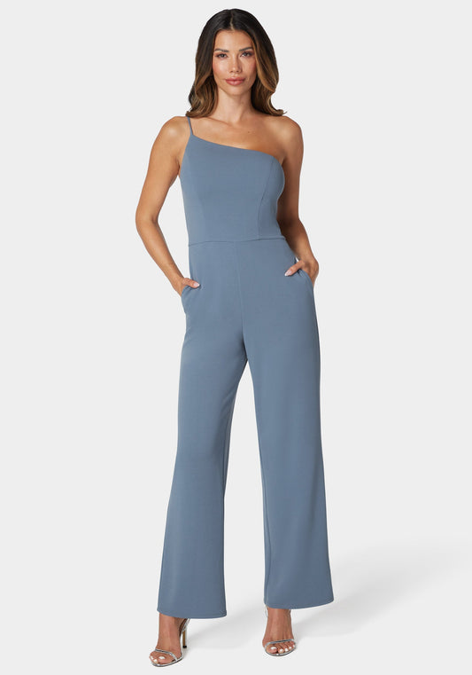 One Shoulder Core Jumpsuit