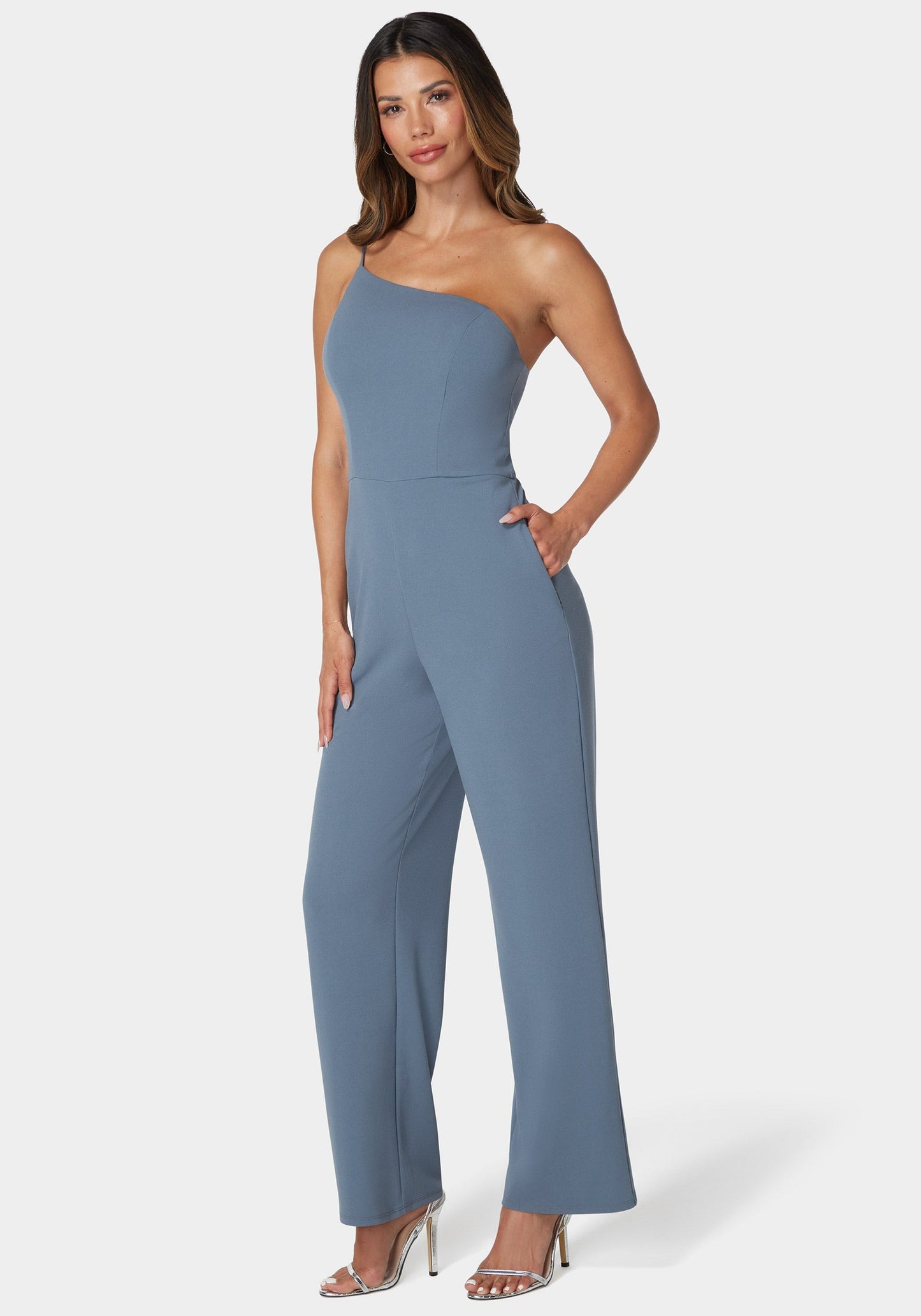 One Shoulder Core Jumpsuit