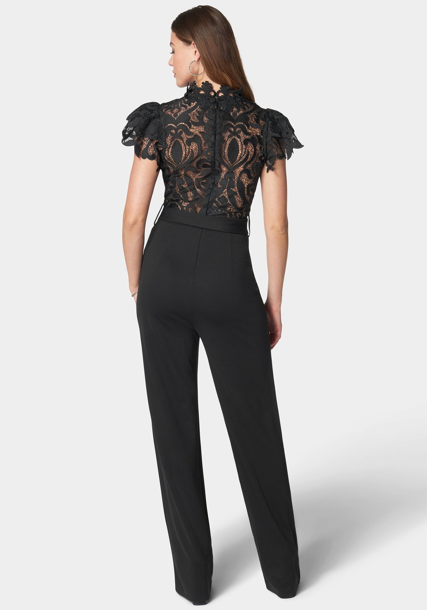 Lace High Neck Jumpsuit