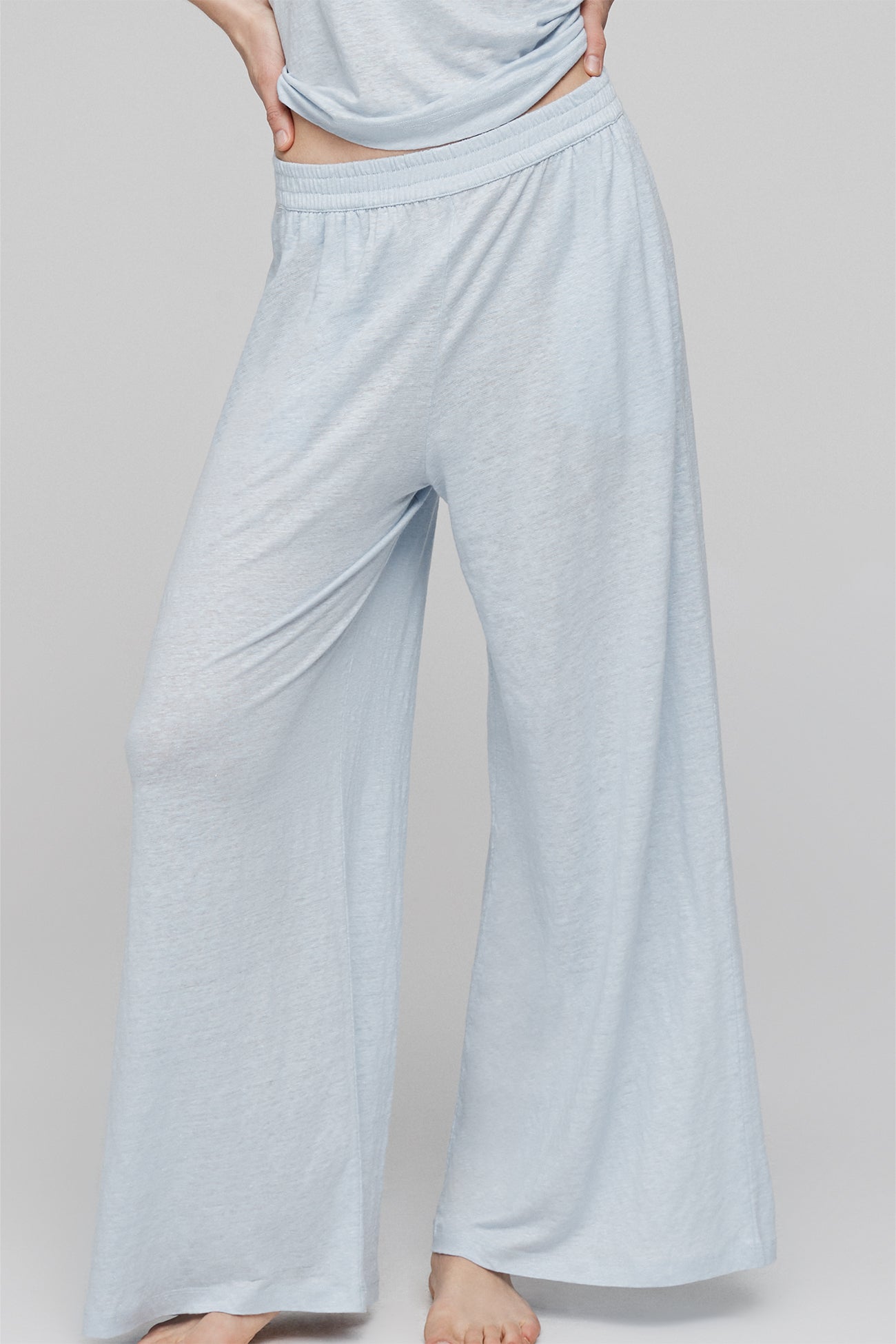 DEVIN LINEN WIDE LEG PANTS