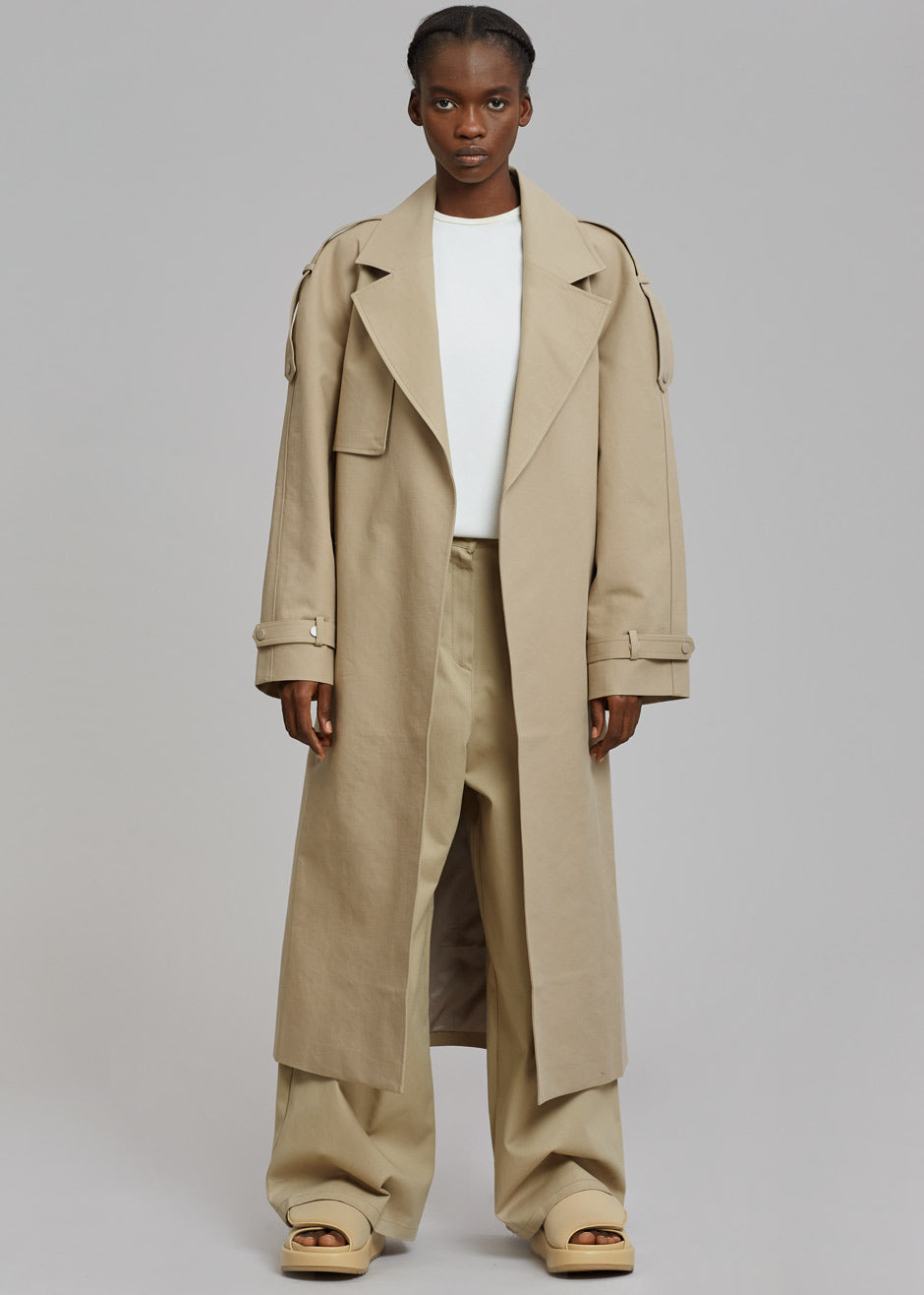 Rhodes Trench Coat - Natural