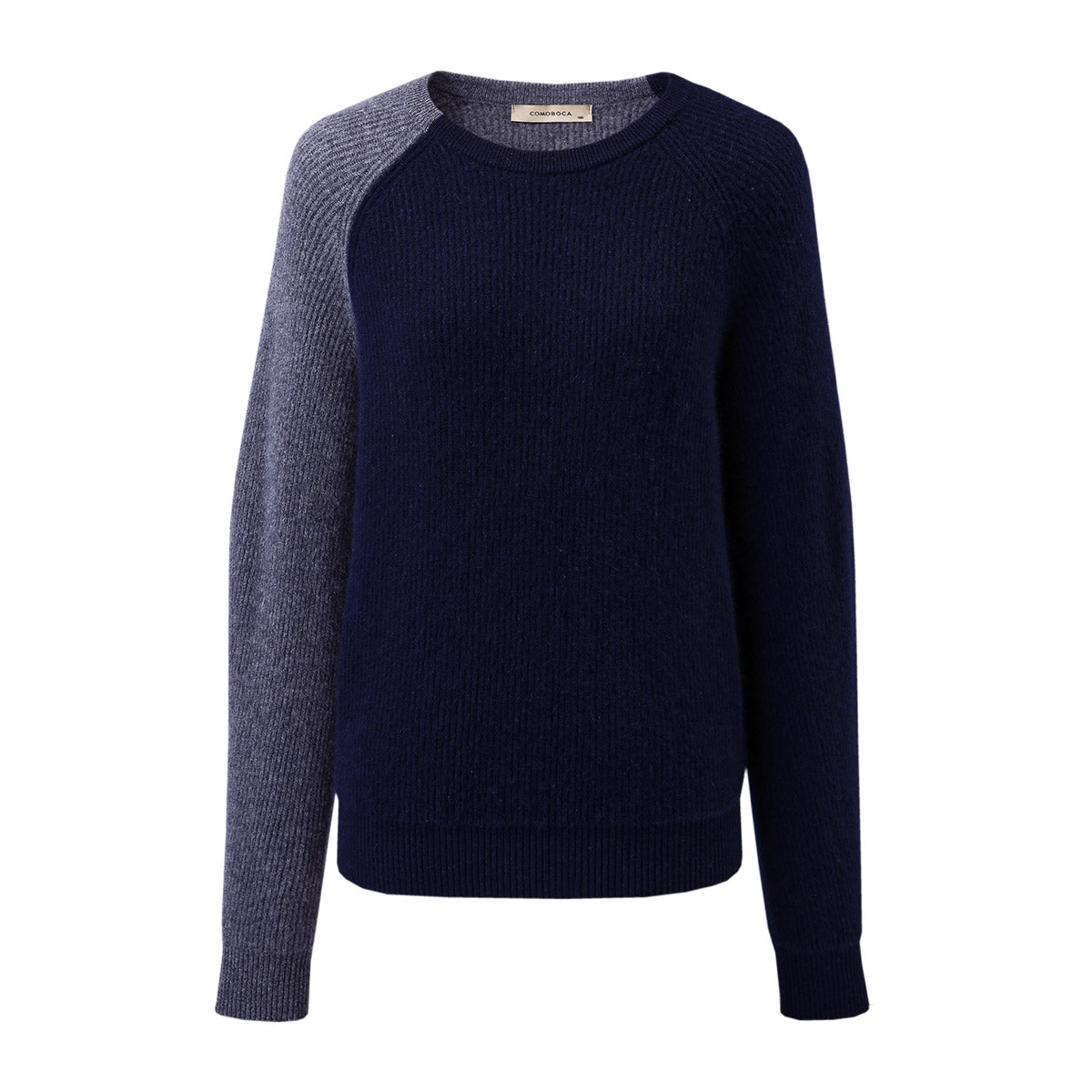 100% Cashmere Color Block Soft Knit Sweater