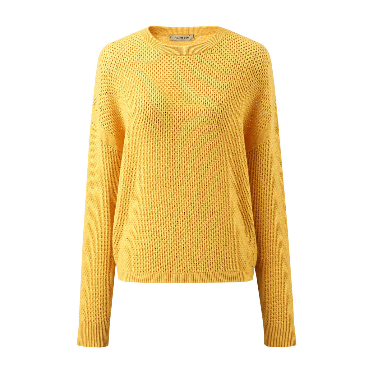 100% Cashmere Breathable Mesh Sweater