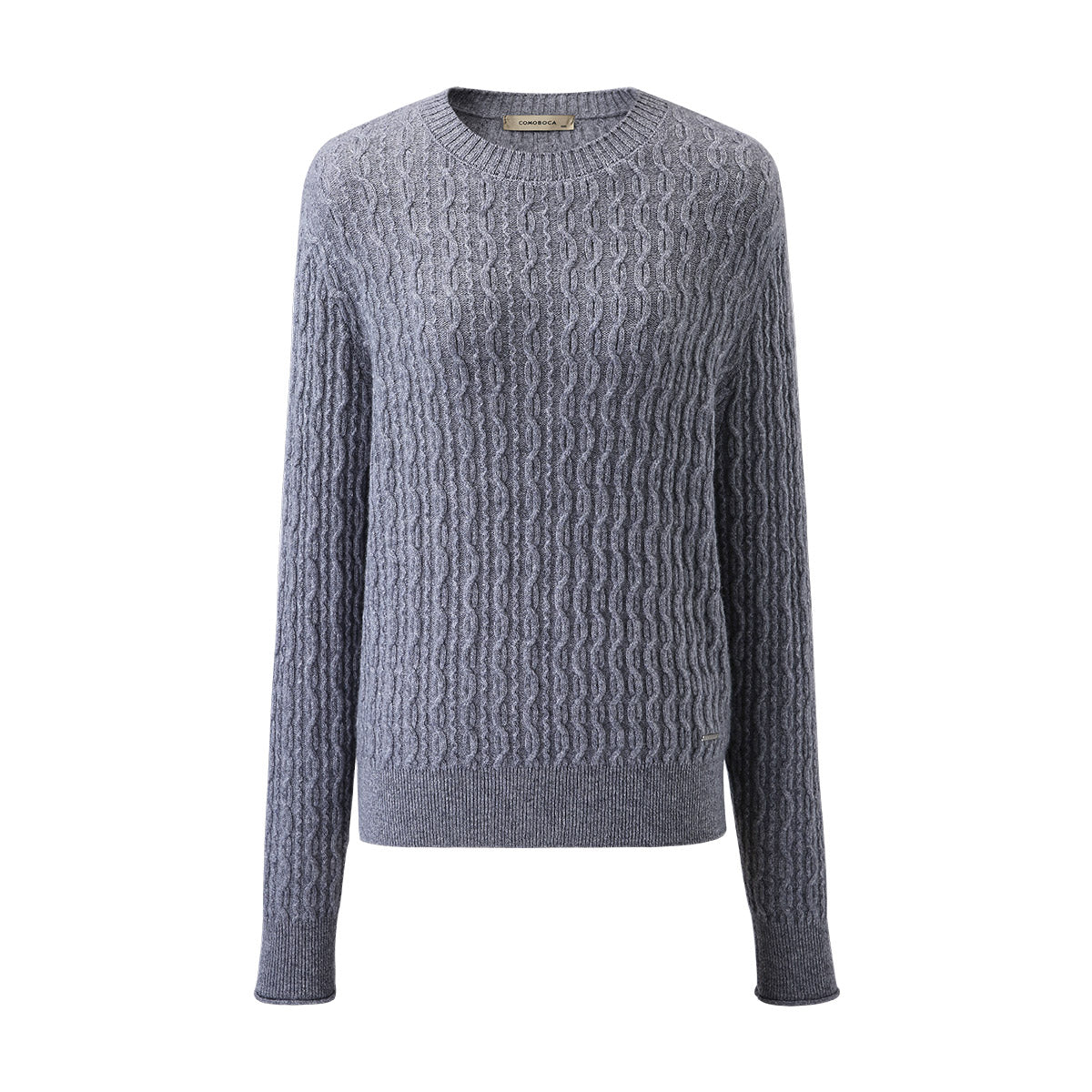 100% Cashmere Classic Cable Knit Sweater