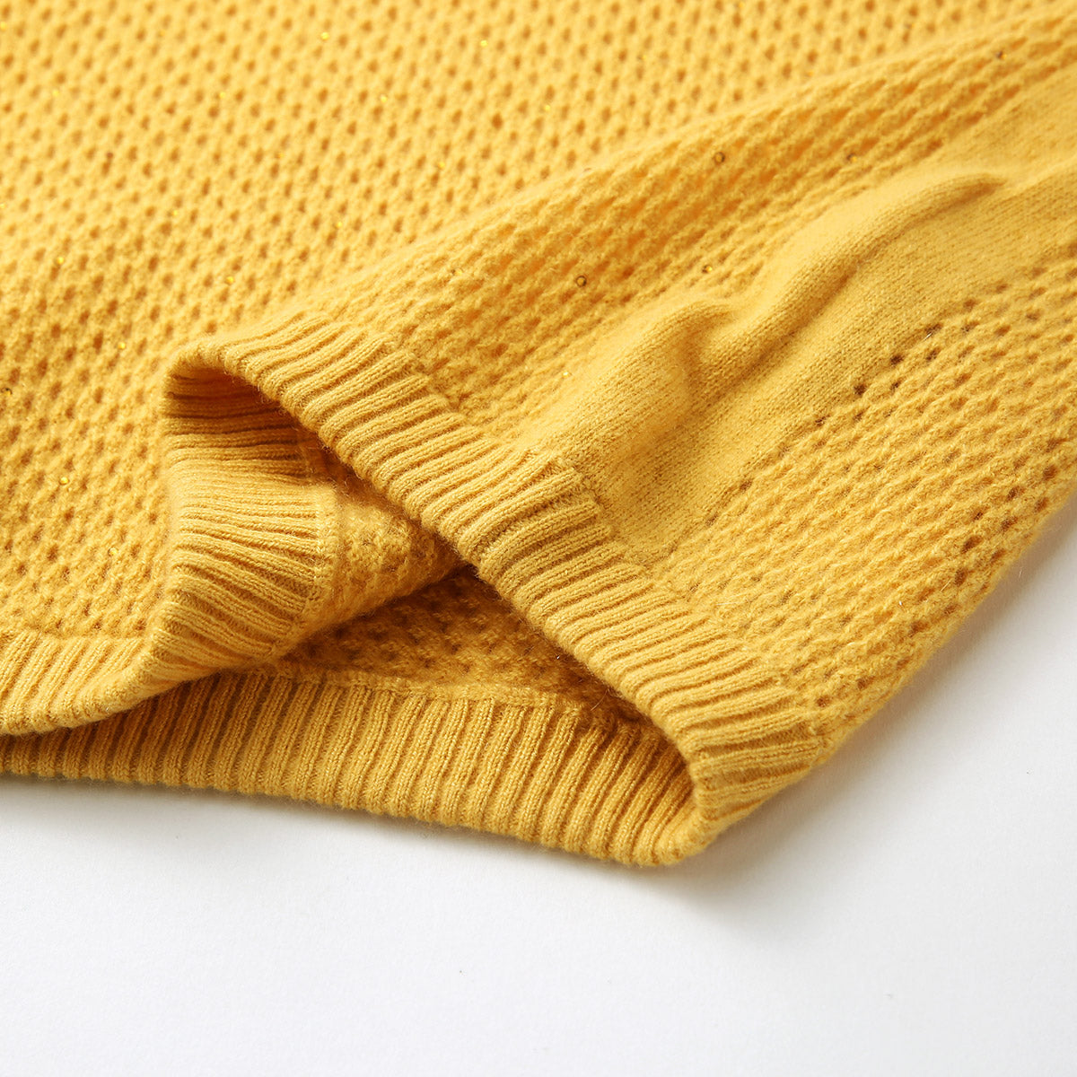 100% Cashmere Breathable Mesh Sweater