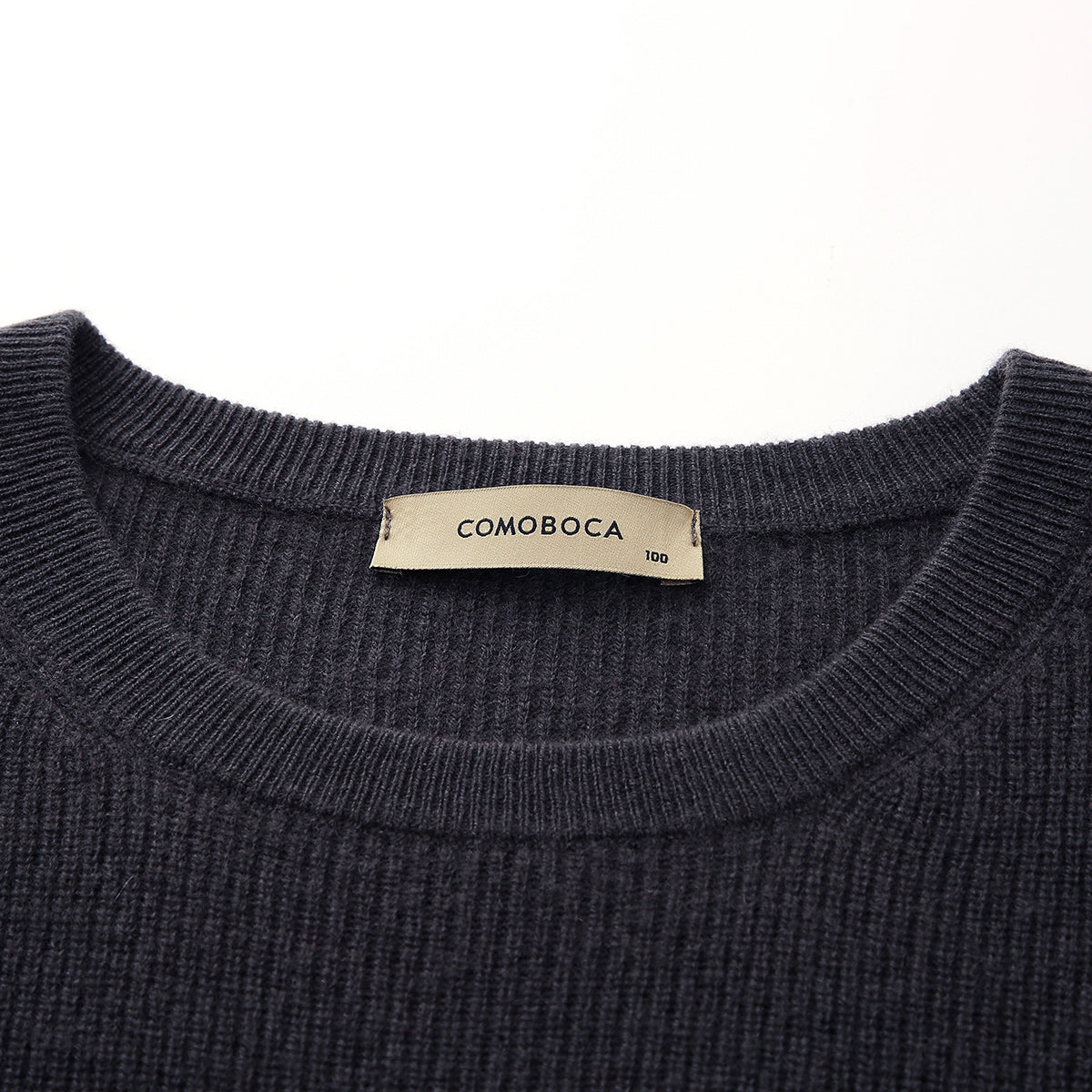 100% Wool Cozy Alphabet Round Neck Sweater