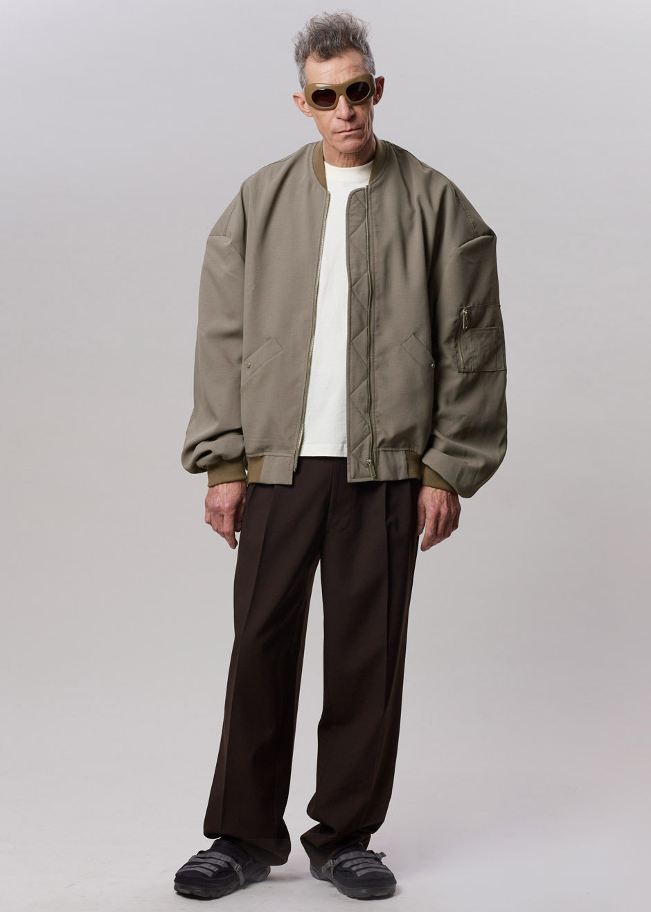 Lumi Bomber Jacket - Dark Olive