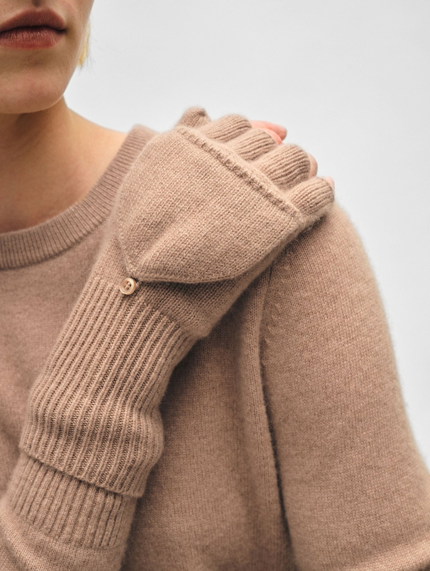 Cashmere Pop Top Glove