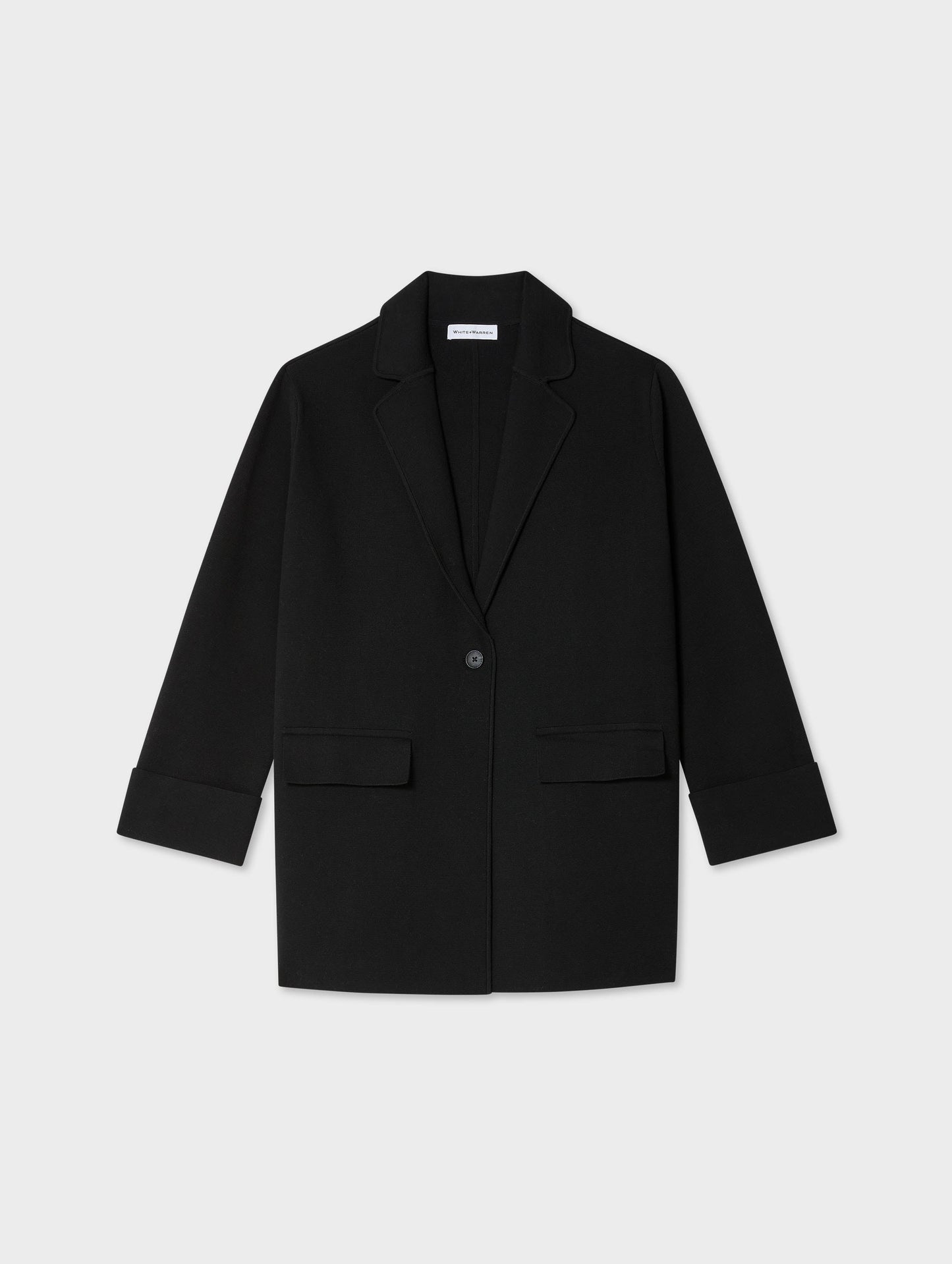 Superfine Organic Cotton Oversized Blazer