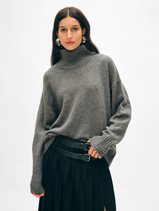 Merino Cashmere Standneck