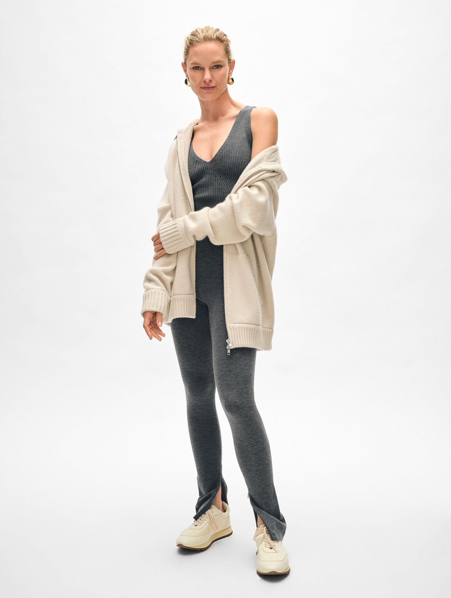 Merino Cashmere Luxe Boyfriend Hoodie