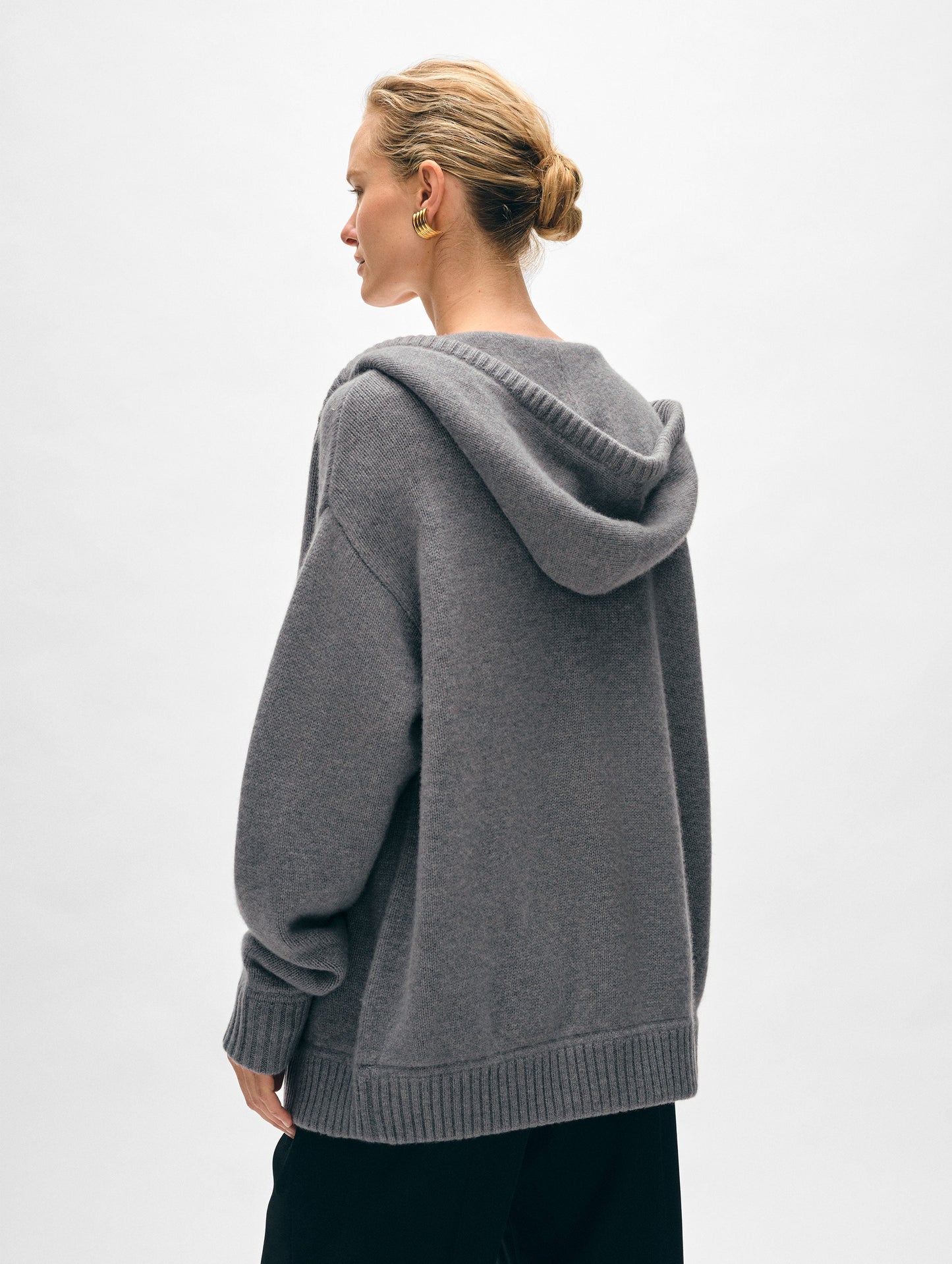 Merino Cashmere Luxe Boyfriend Hoodie