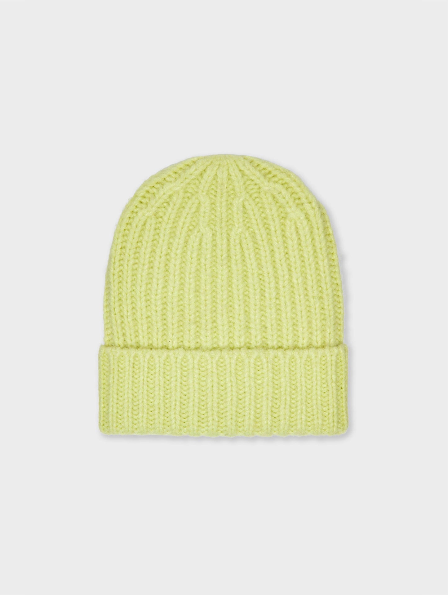 Cashmere Blend Ribbed Beanie