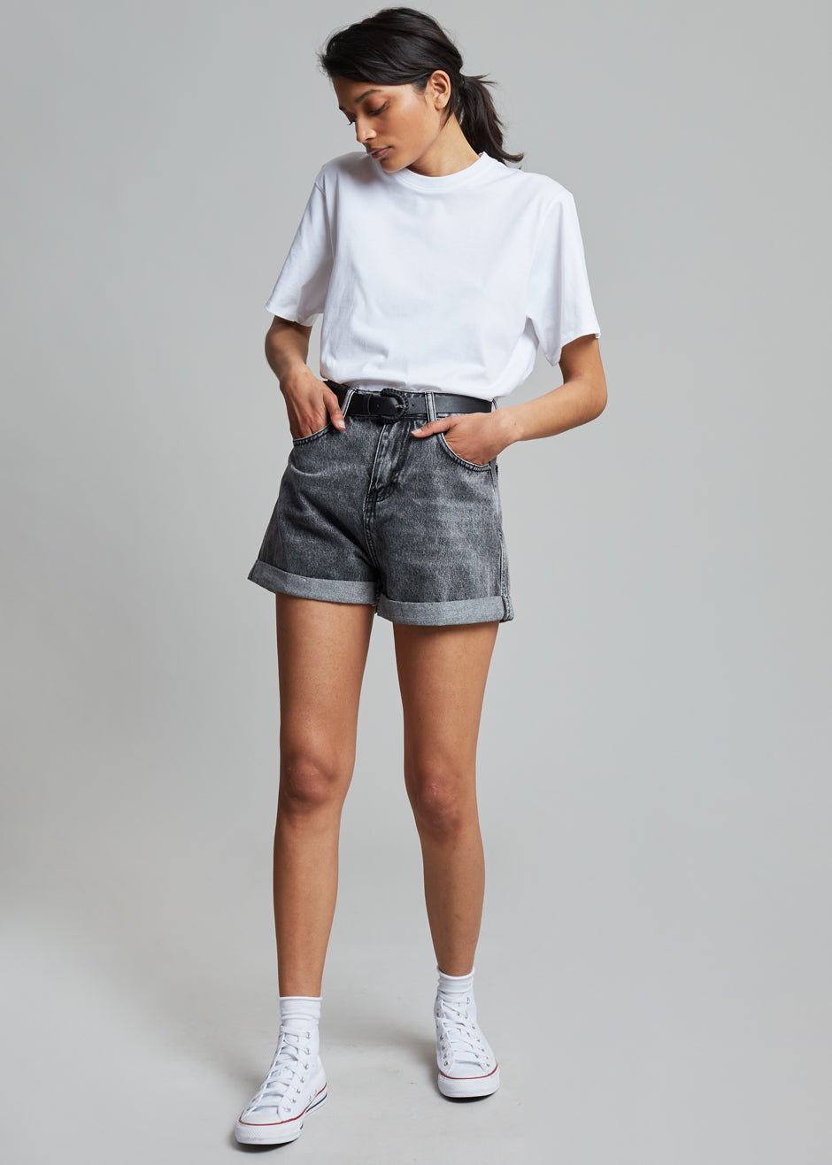 Lilou Simple Tee - Optic White