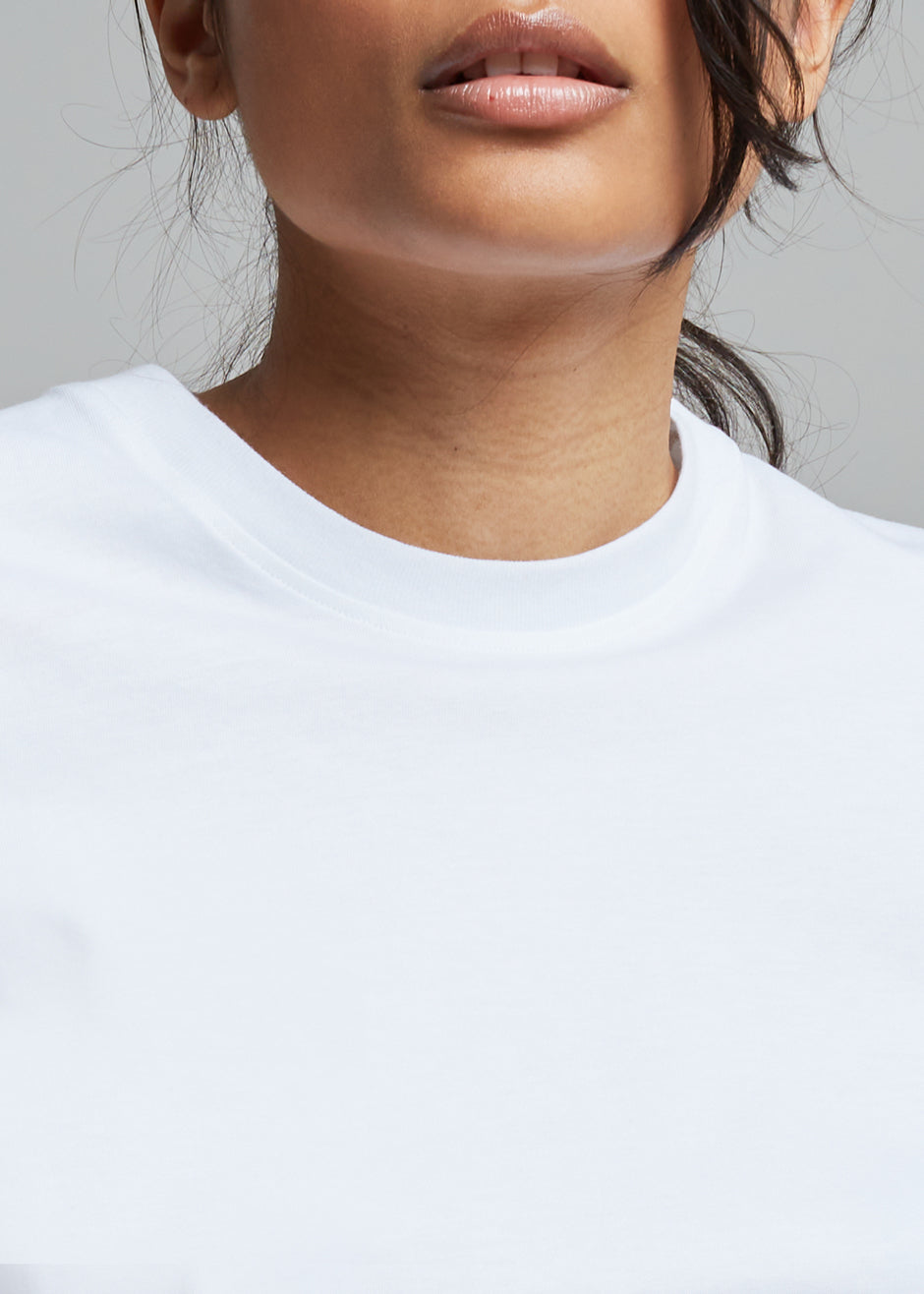 Lilou Simple Tee - Optic White