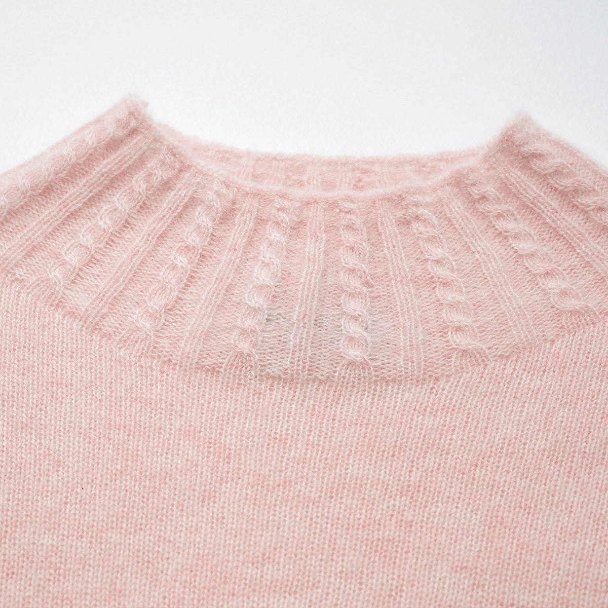 100% Cashmere Mock Neck Knit Sweater