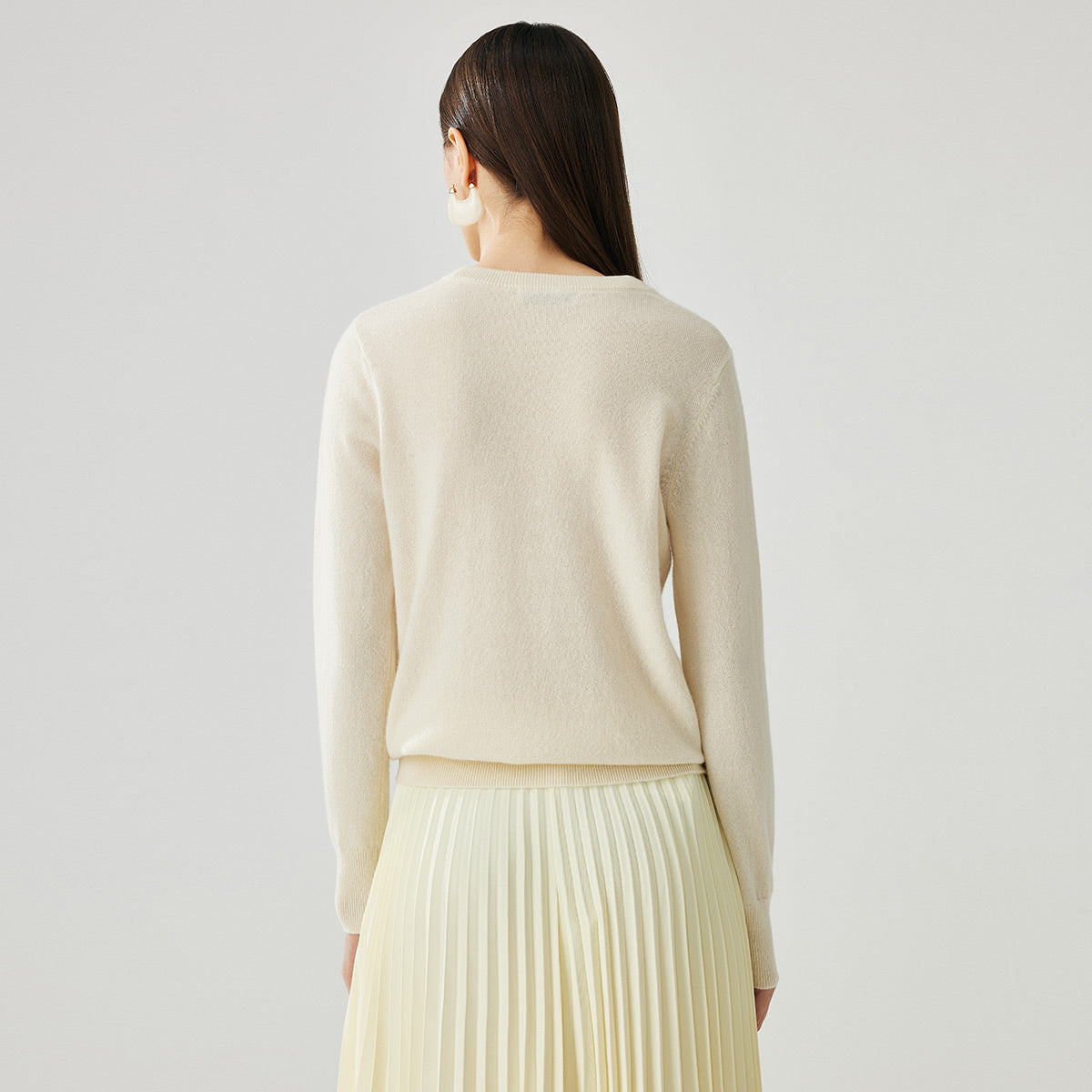 100% Cashmere Crewneck Sweater