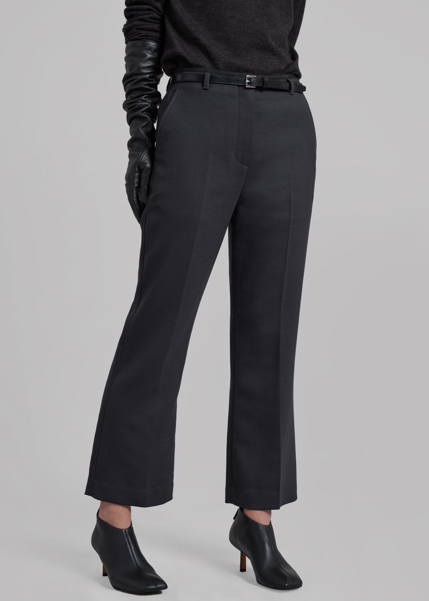 3.1 Phillip Lim Slim Kick Flare Trousers - Ink