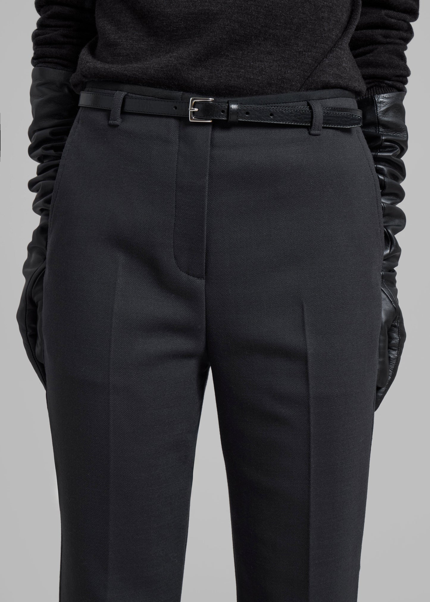 3.1 Phillip Lim Slim Kick Flare Trousers - Ink