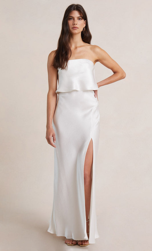 THE DREAMER STRAPLESS TOP  - IVORY