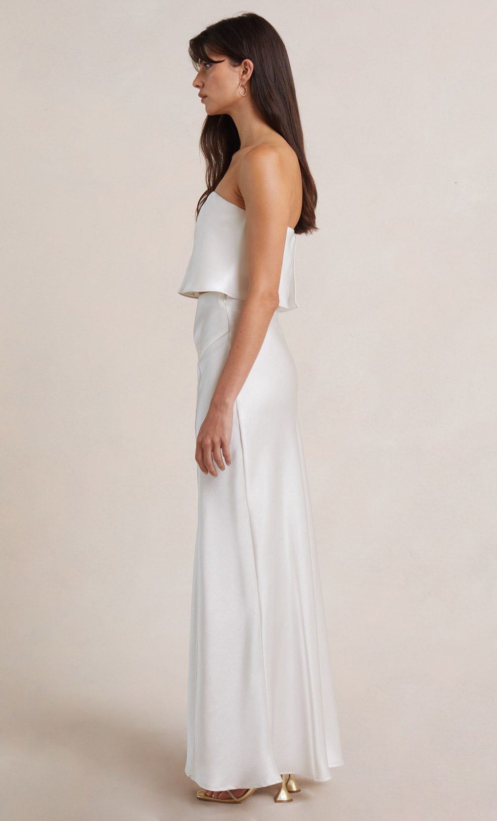 THE DREAMER STRAPLESS TOP  - IVORY