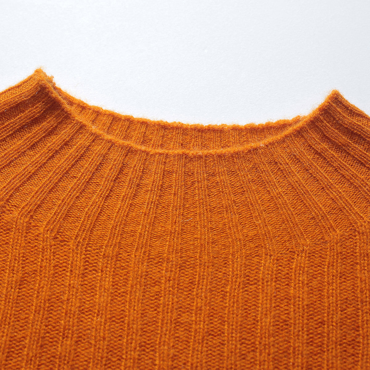 100% Cashmere Mock Neck Cable Knit Sweater