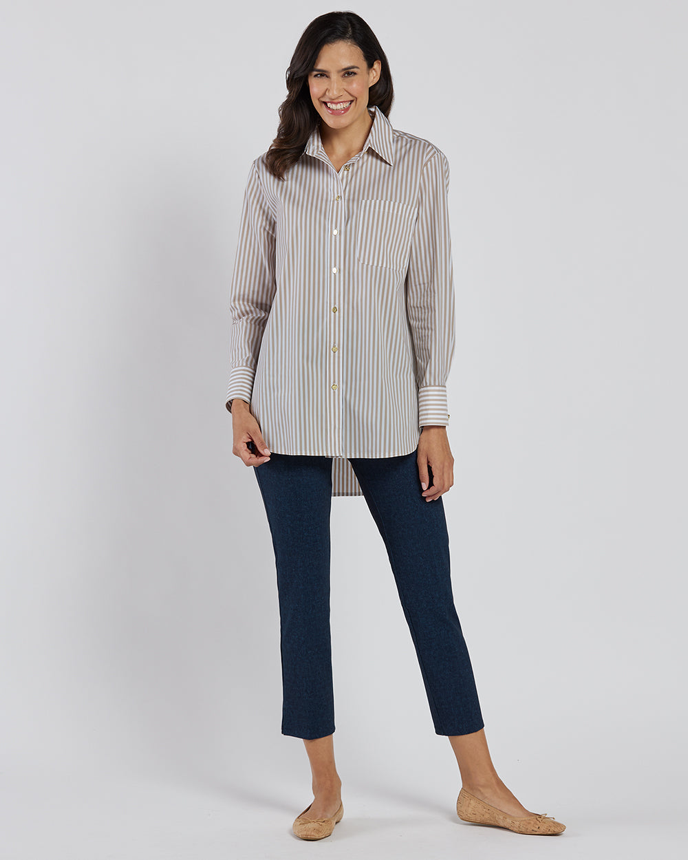 Kimber Top - Cotton Shirting