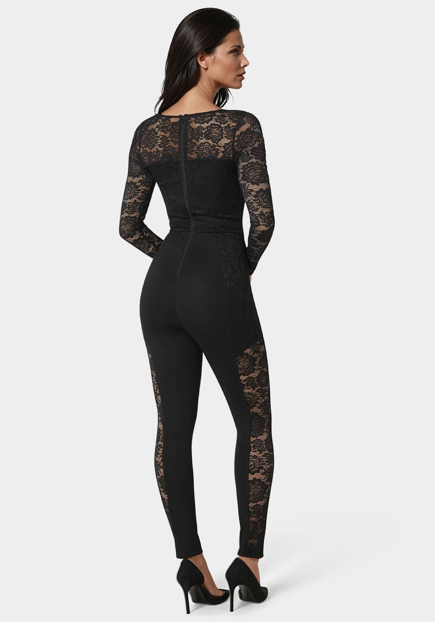 Lace Combo Catsuit