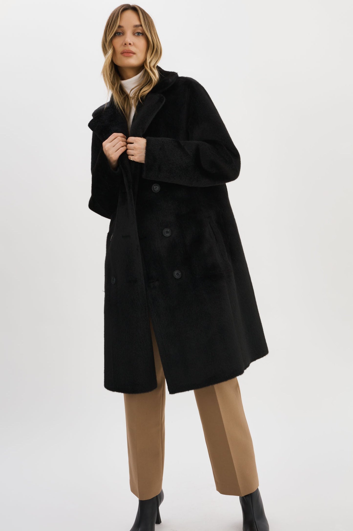 ABIGAIL | Faux Shearling Reversible Coat