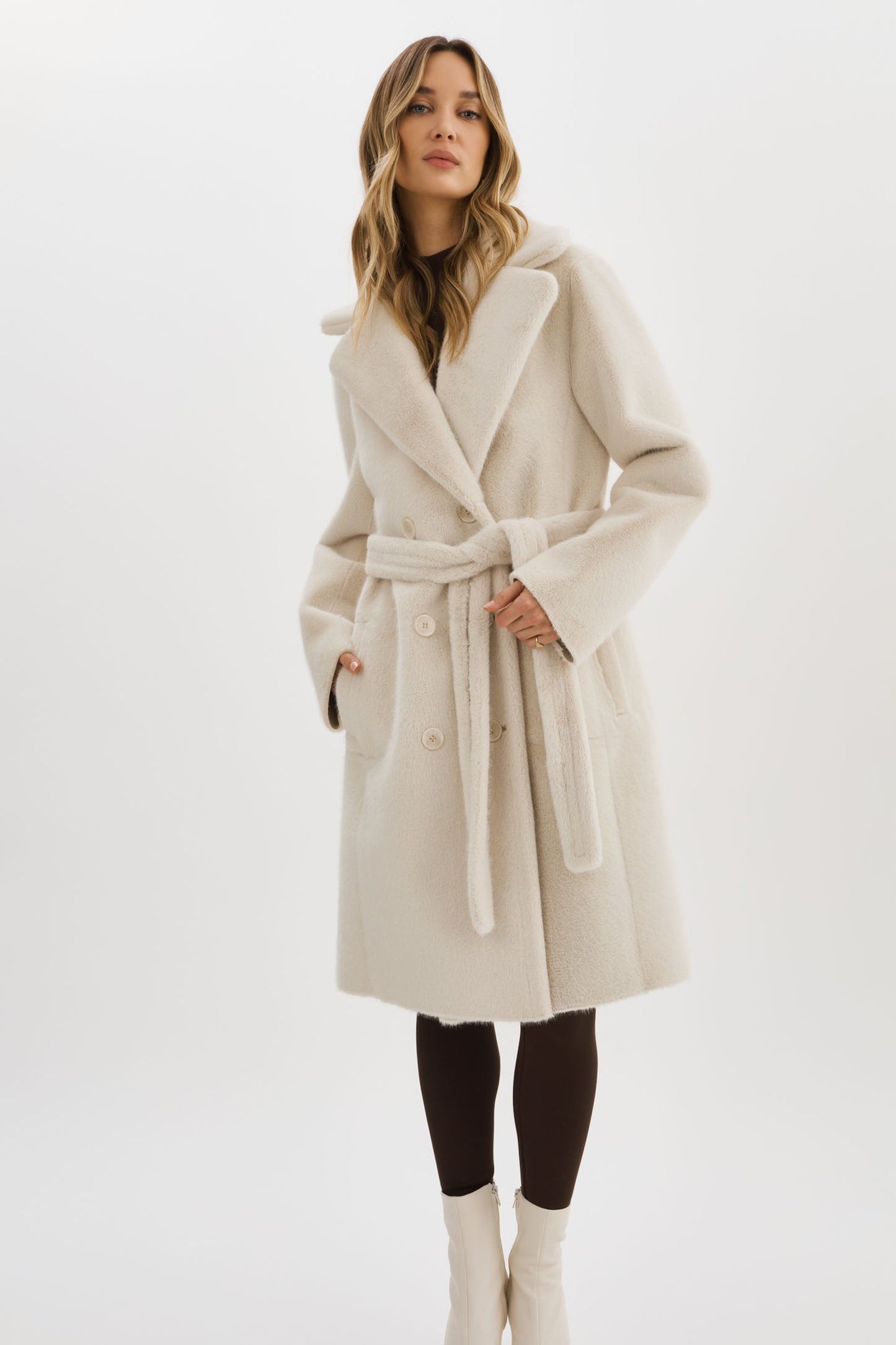 ABIGAIL | Faux Shearling Reversible Coat