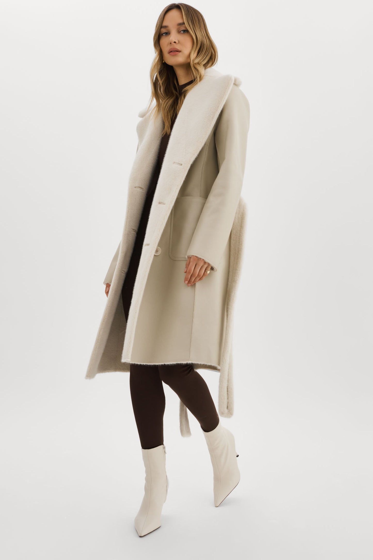 ABIGAIL | Faux Shearling Reversible Coat