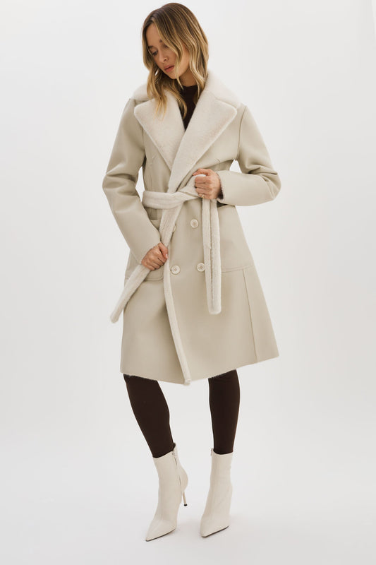 ABIGAIL | Faux Shearling Reversible Coat