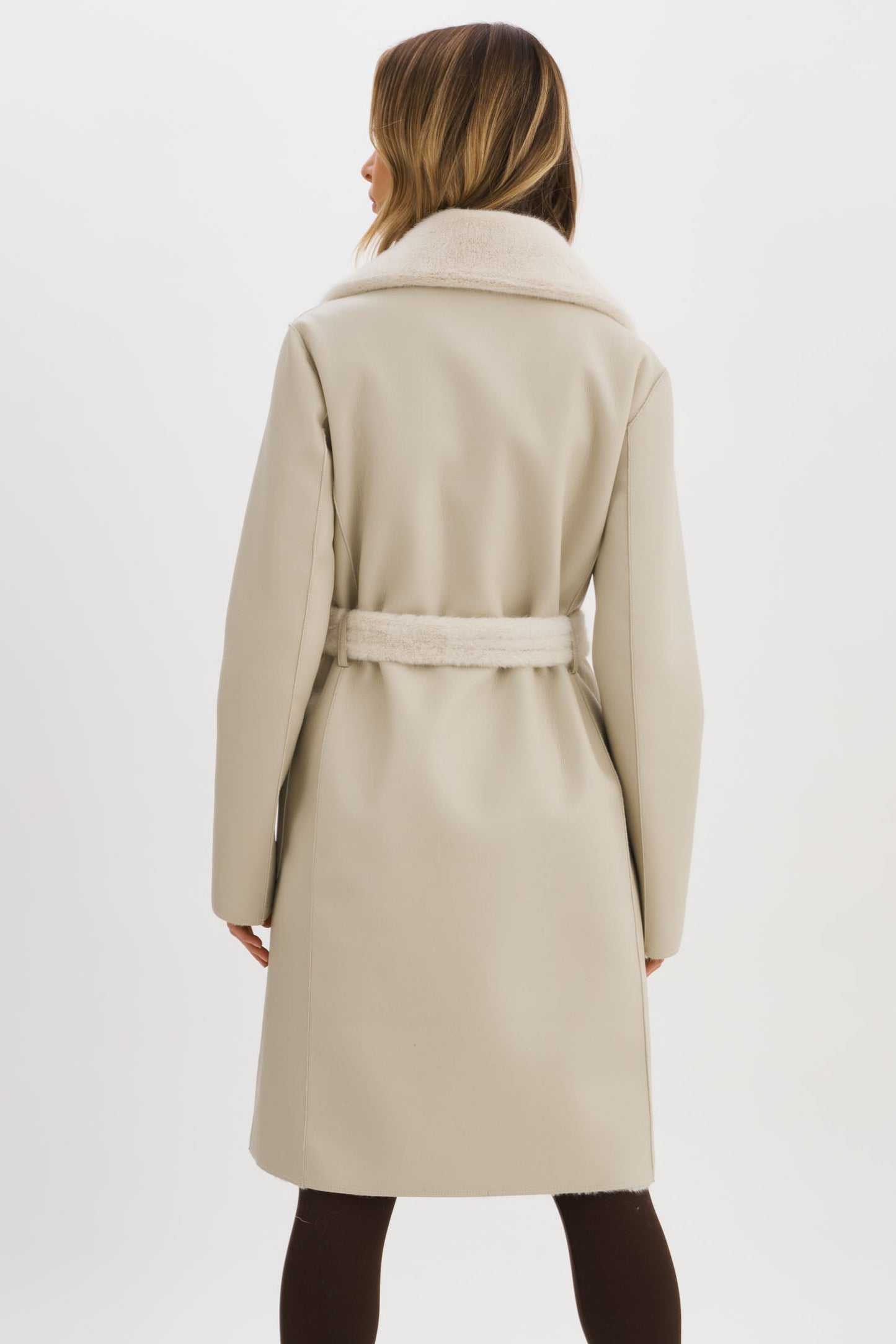 ABIGAIL | Faux Shearling Reversible Coat