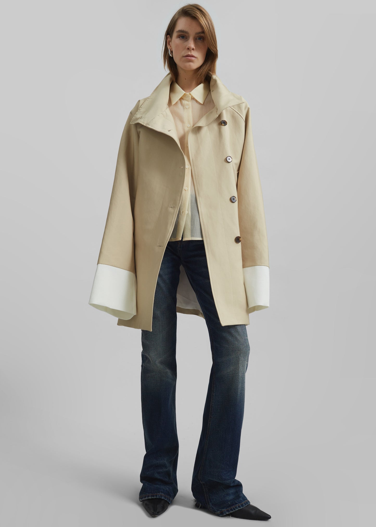 Alberta Short Trench - Beige