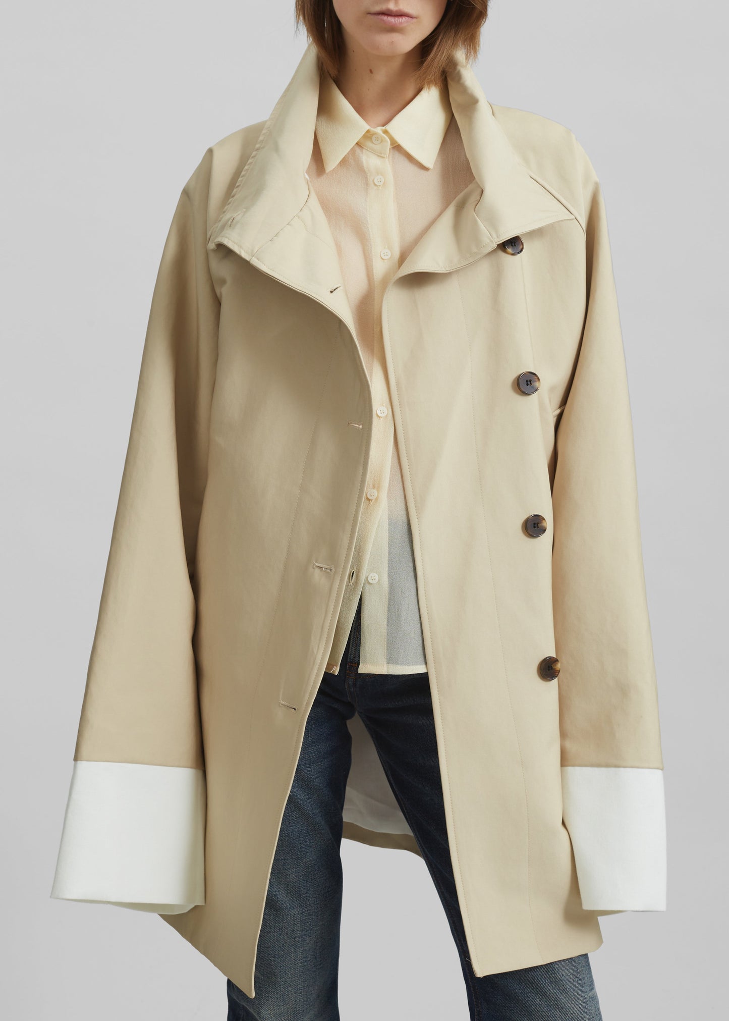 Alberta Short Trench - Beige