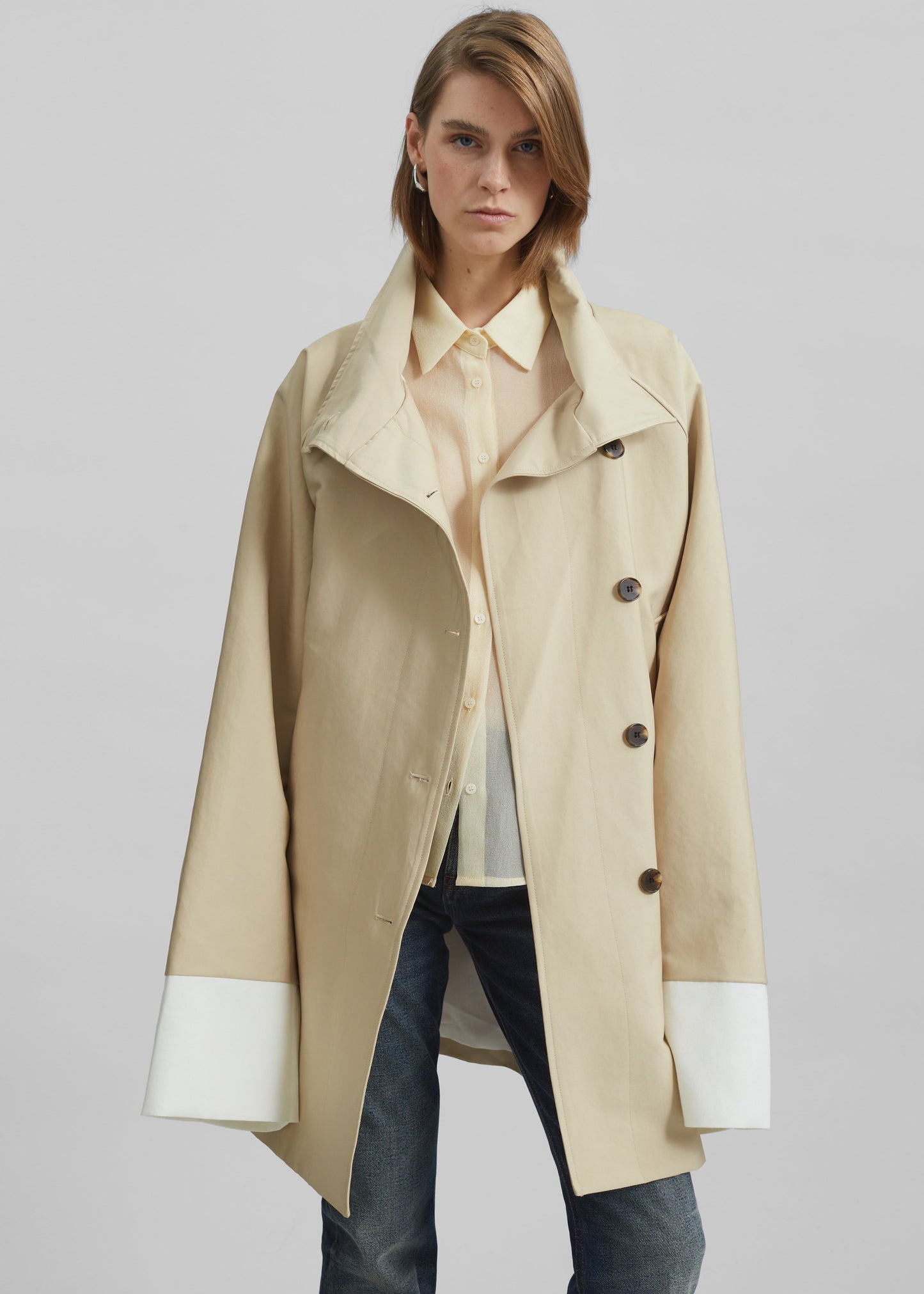 Alberta Short Trench - Beige