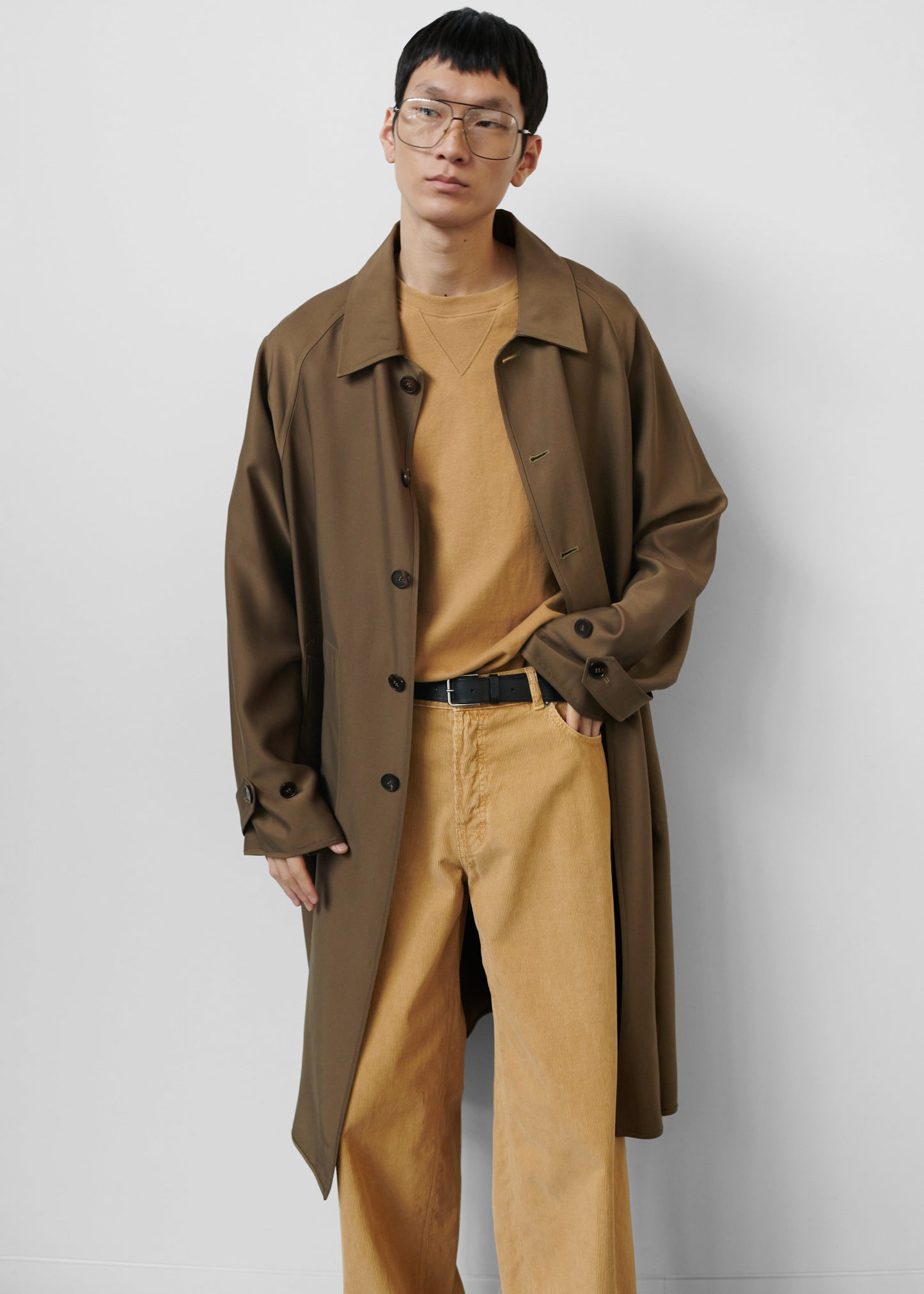 Aldrin Oversized Coat - Camel