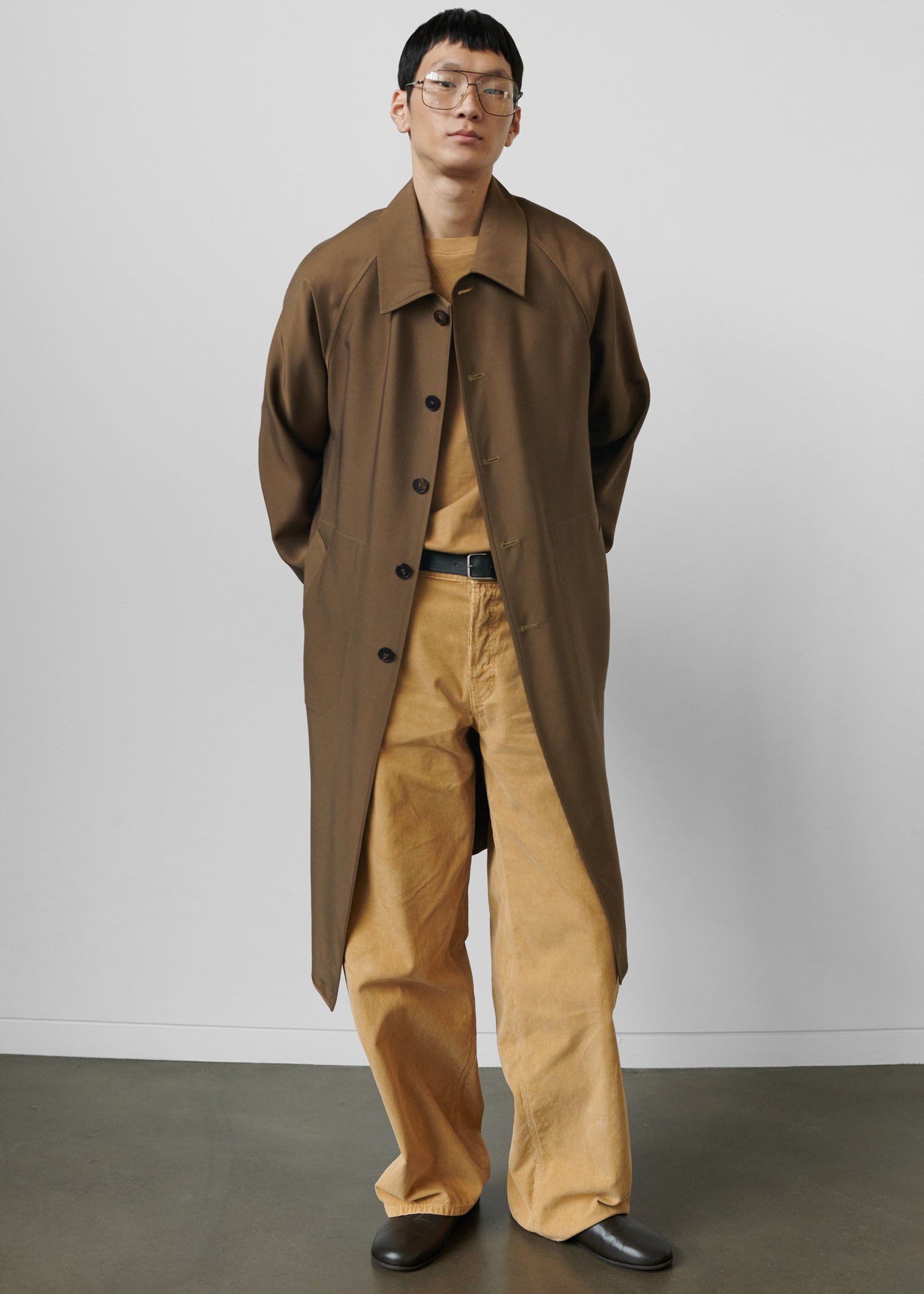 Aldrin Oversized Coat - Camel