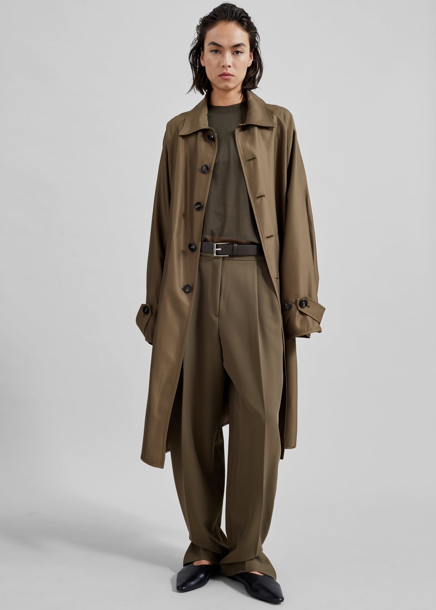 Aldrin Oversized Coat - Camel