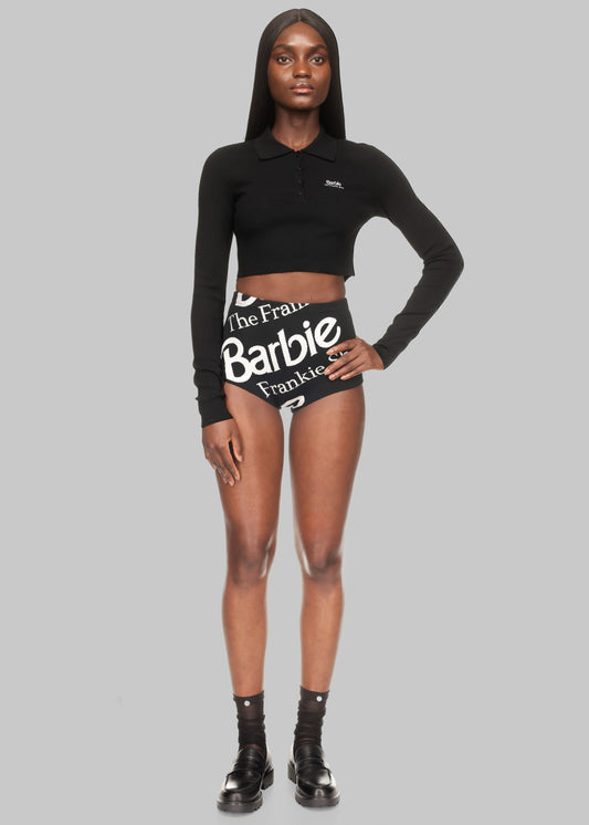 Alissa Knit Briefs x Barbie™ - Black