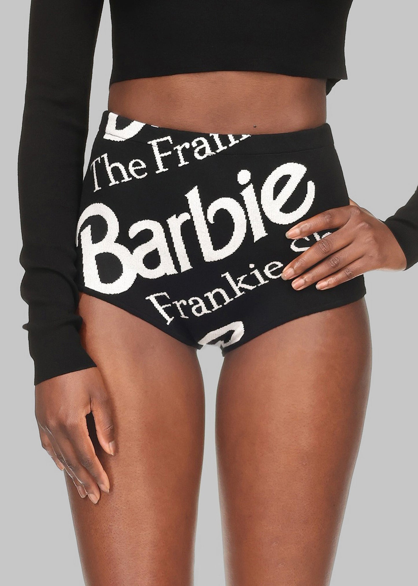 Alissa Knit Briefs x Barbie™ - Black