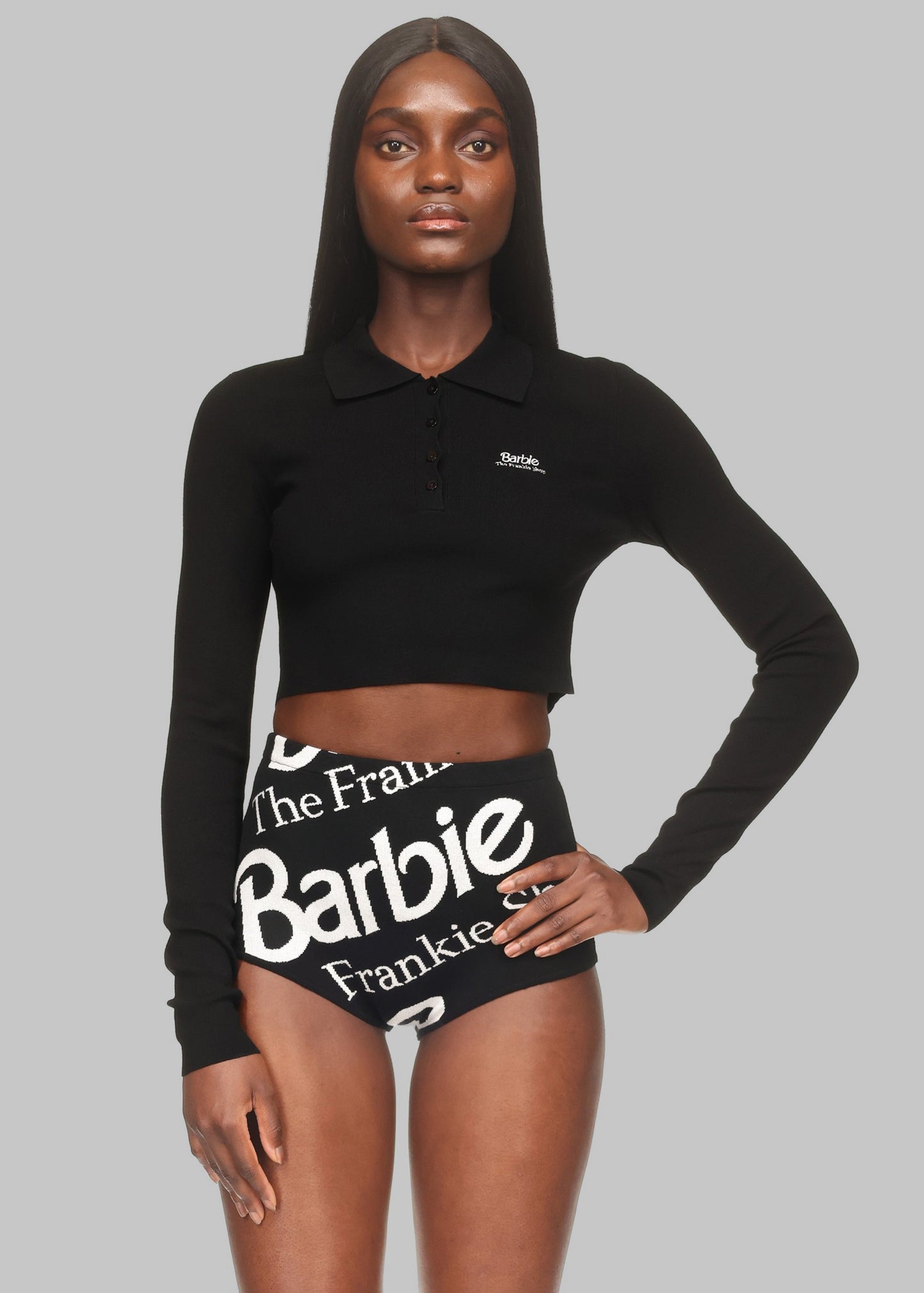 Alissa Knit Briefs x Barbie™ - Black