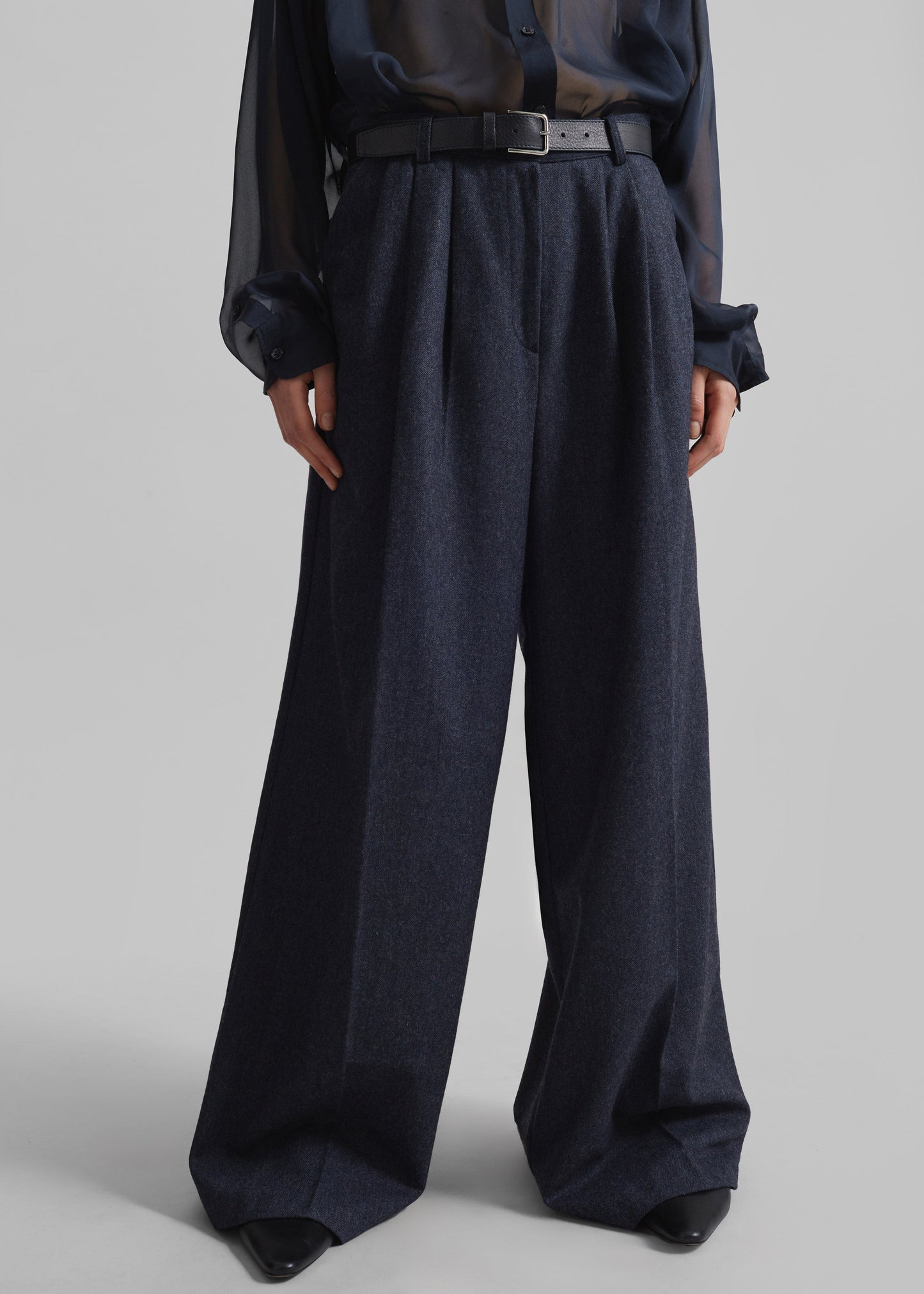 Aminah Trousers - Navy