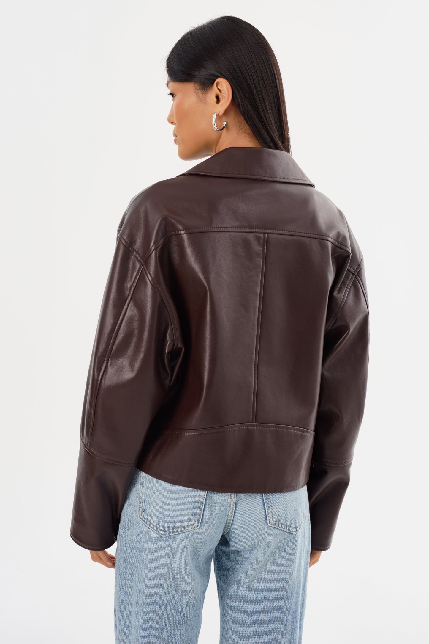 ANDRADE | Recycled Leather Biker Jacket